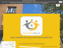 Tablet Screenshot of hausverwalter-shop.com